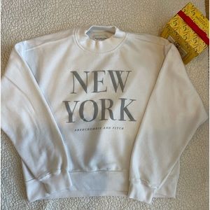 Abercrombie &fitch soft A&F collection .off white color .